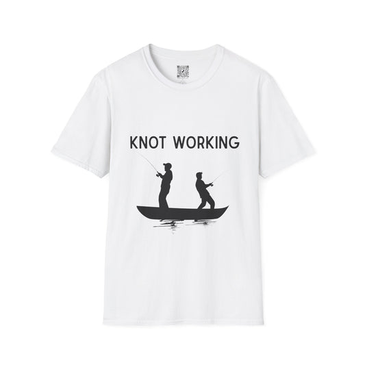 Knot Working Fishing T-Shirt - Punny Tee