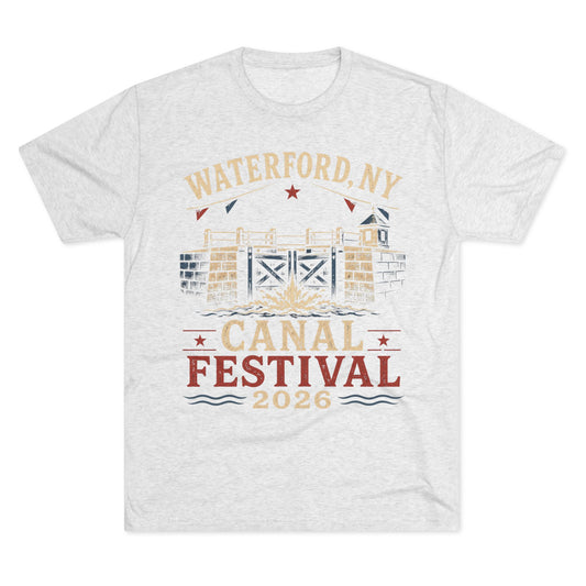 Canal Festival T‑Shirt — Waterford NY 2026 Vintage Canal Lock Tee
