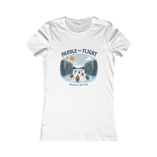 Paddle the Flight Women’s Tee - Kayaking Graphic Shirt
