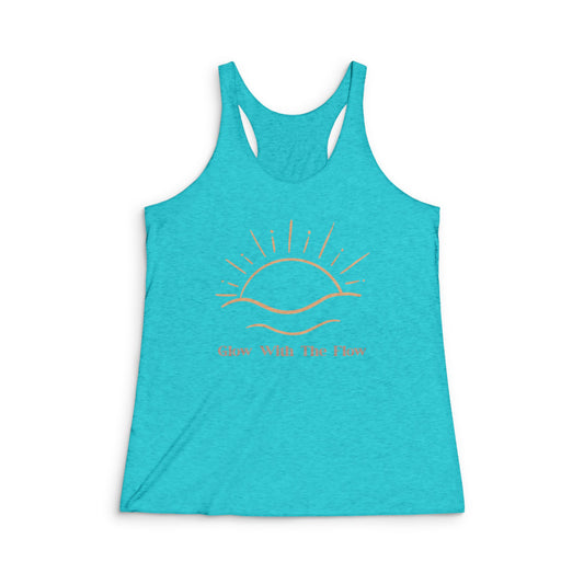 Racerback Tank - "Glow with the Flow"
