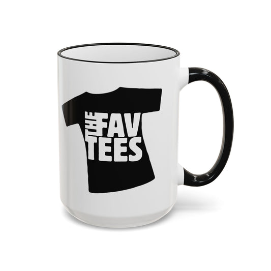 Black Accent Mug The Fav Tees – 11oz & 15oz