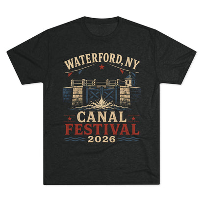 Canal Festival T‑Shirt — Waterford NY 2026 Vintage Canal Lock Tee