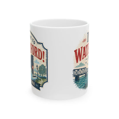 Ceramic Mug – "I love Waterford, NY" 11oz/15oz