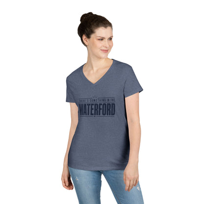 There's Something in the Waterford V-Neck T-Shirt — Women's Local Pride Tee