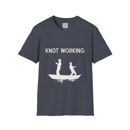 Knot Working Fishing T-Shirt - Punny Tee