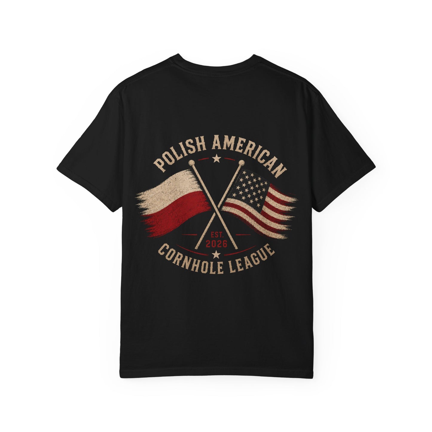 Polish American Cornhole League T-Shirt