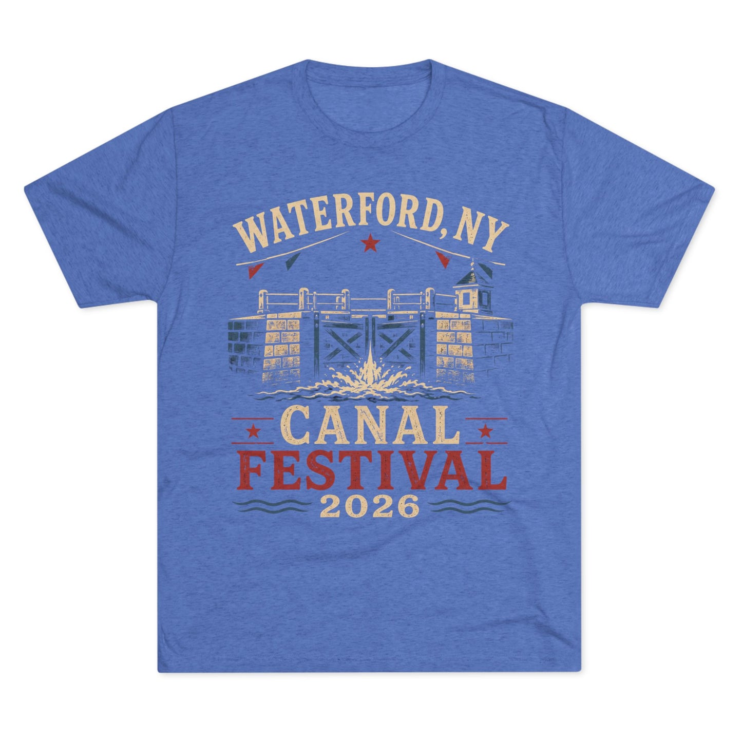 Canal Festival T‑Shirt — Waterford NY 2026 Vintage Canal Lock Tee