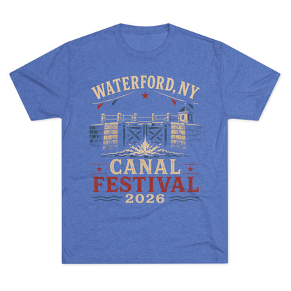 Canal Festival T‑Shirt — Waterford NY 2026 Vintage Canal Lock Tee