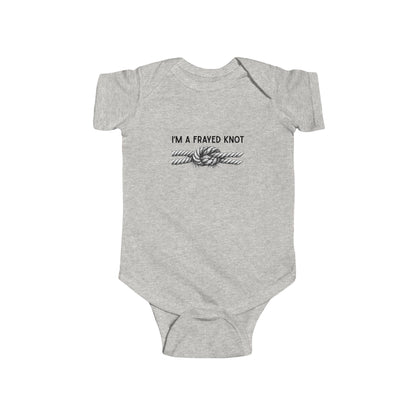 "I'm A Frayed Knot" Graphic Onesie