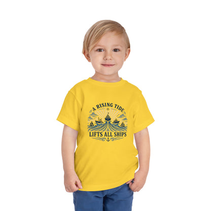 Toddler Graphic Tee — "A Rising Tide Lifts All Ships"