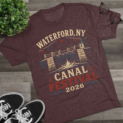 Canal Festival T‑Shirt — Waterford NY 2026 Vintage Canal Lock Tee