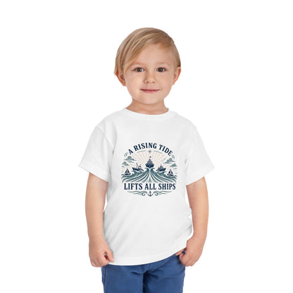 Toddler Graphic Tee — "A Rising Tide Lifts All Ships"