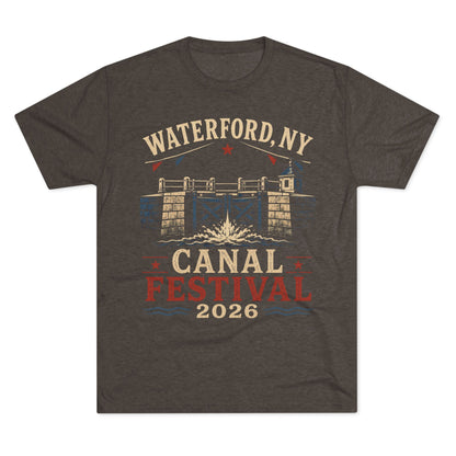 Canal Festival T‑Shirt — Waterford NY 2026 Vintage Canal Lock Tee