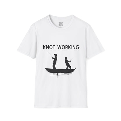 Knot Working Fishing T-Shirt - Punny Tee
