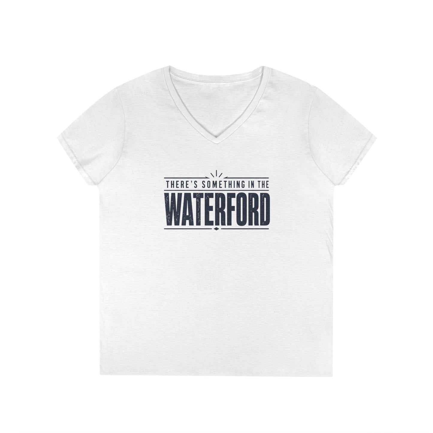 There's Something in the Waterford V-Neck T-Shirt — Women's Local Pride Tee