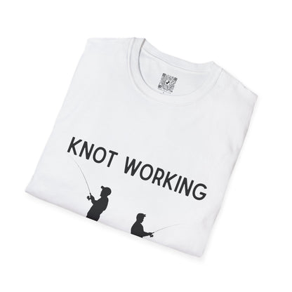 Knot Working Fishing T-Shirt - Punny Tee