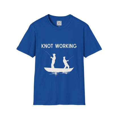 Knot Working Fishing T-Shirt - Punny Tee