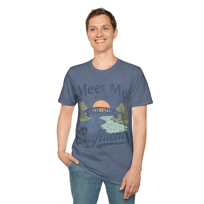 Confluence Graphic T-Shirt — "Meet Me at the Confluence" Waterford, NY Nature Tee