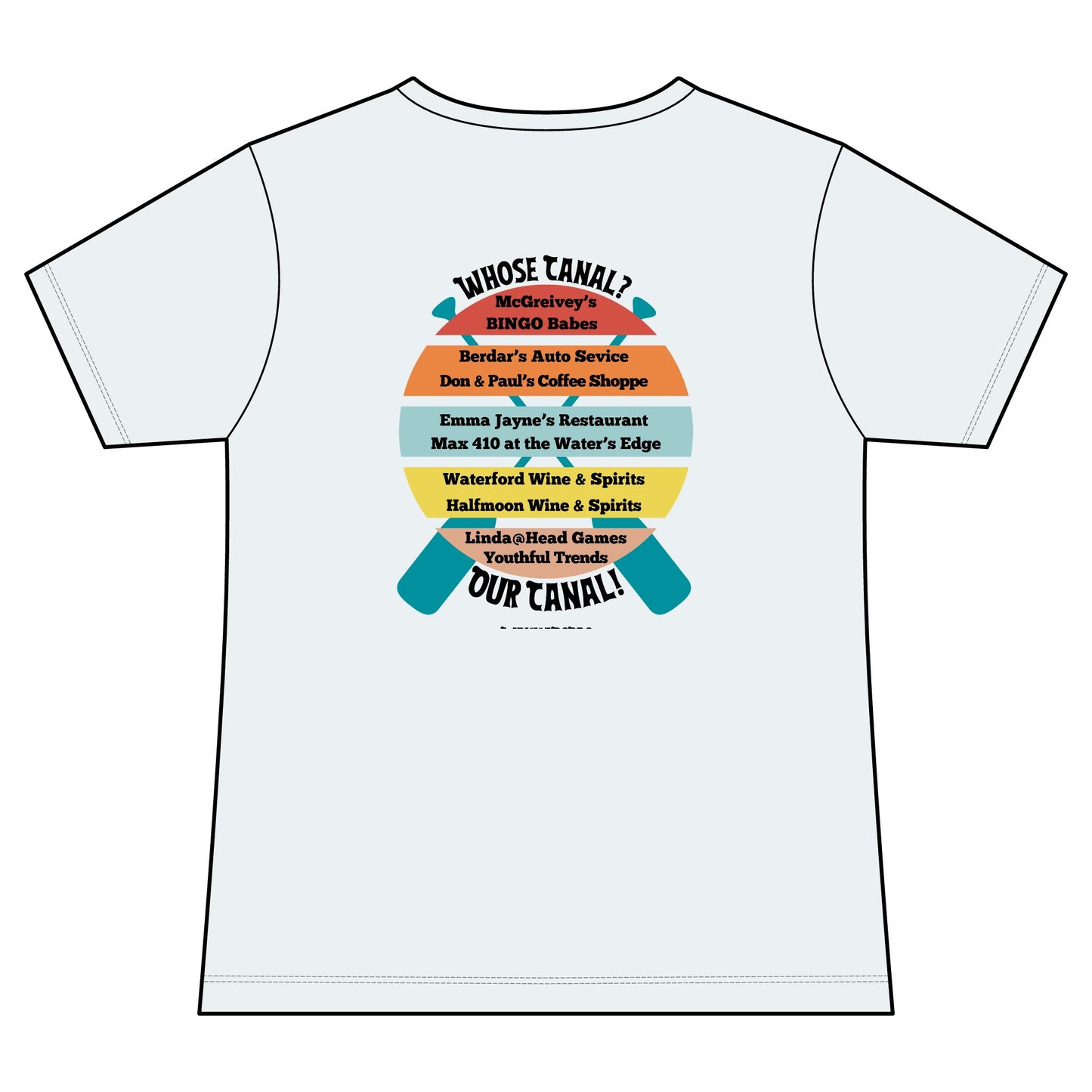 Dragon Boat Crew Women's V-Neck Tee — "WANNASOBRO" Team Paddle Shirt