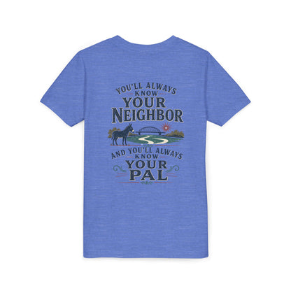 Waterford Youth Tee - 'You'll Always Know Your Neighbor, You'll Always Know Your Pal'