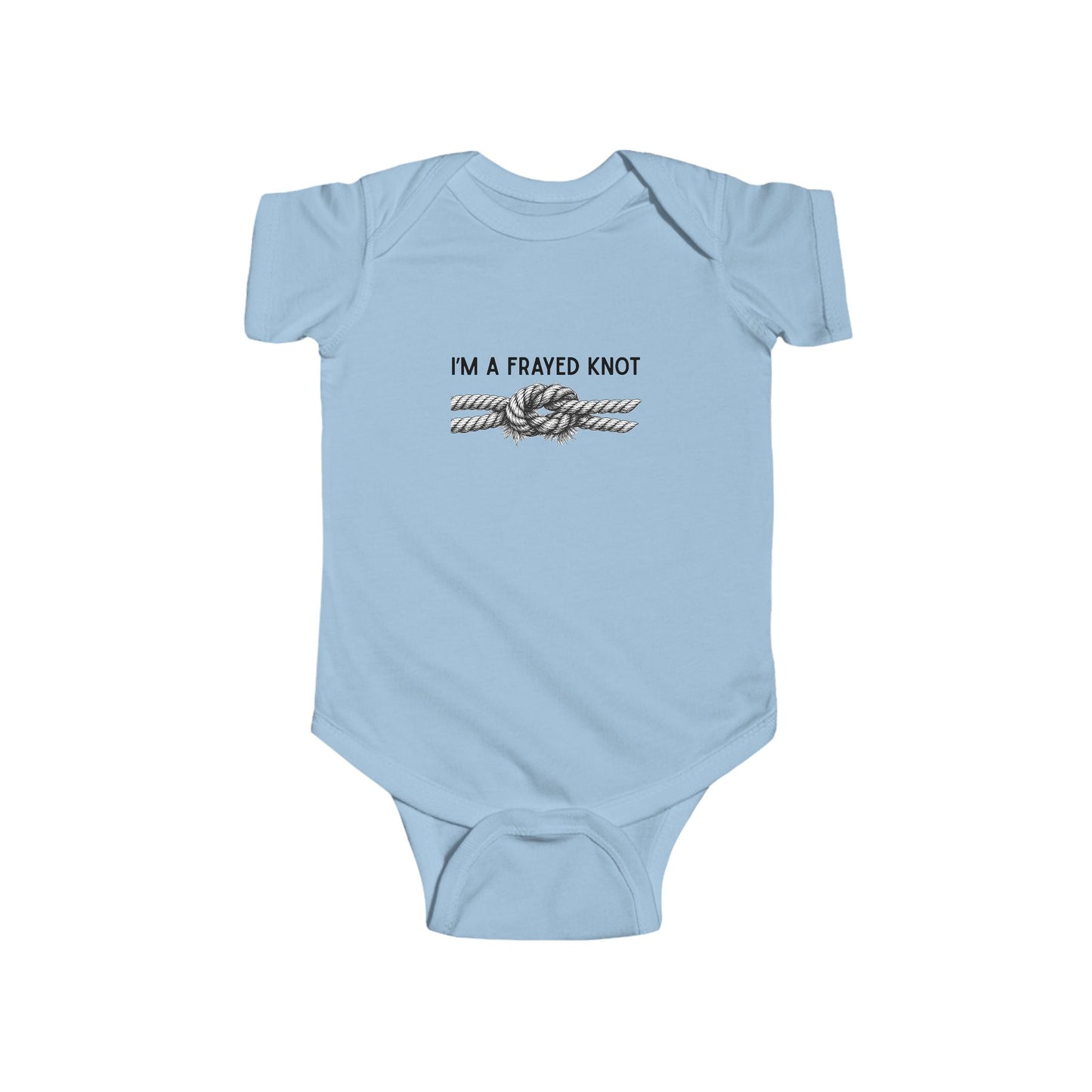 "I'm A Frayed Knot" Graphic Onesie