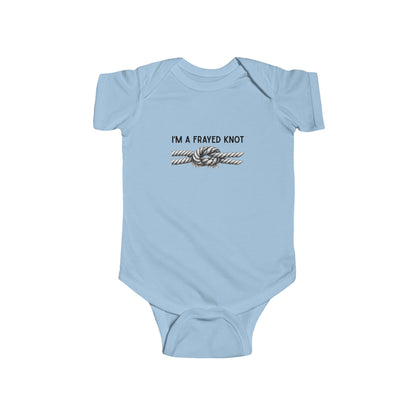 "I'm A Frayed Knot" Graphic Onesie