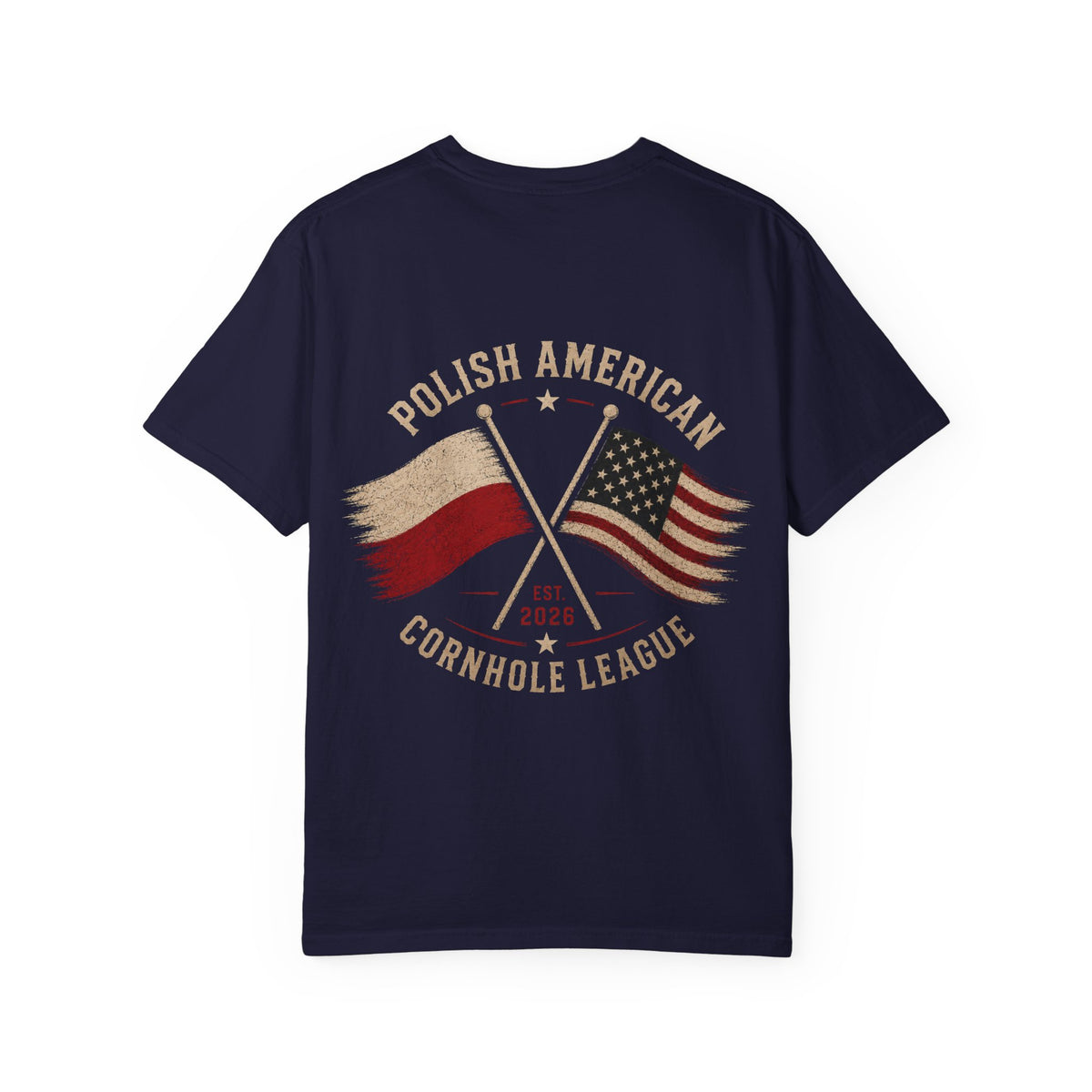 Polish American Cornhole League T-Shirt
