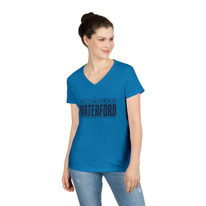There's Something in the Waterford V-Neck T-Shirt — Women's Local Pride Tee