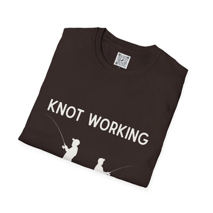 Knot Working Fishing T-Shirt - Punny Tee