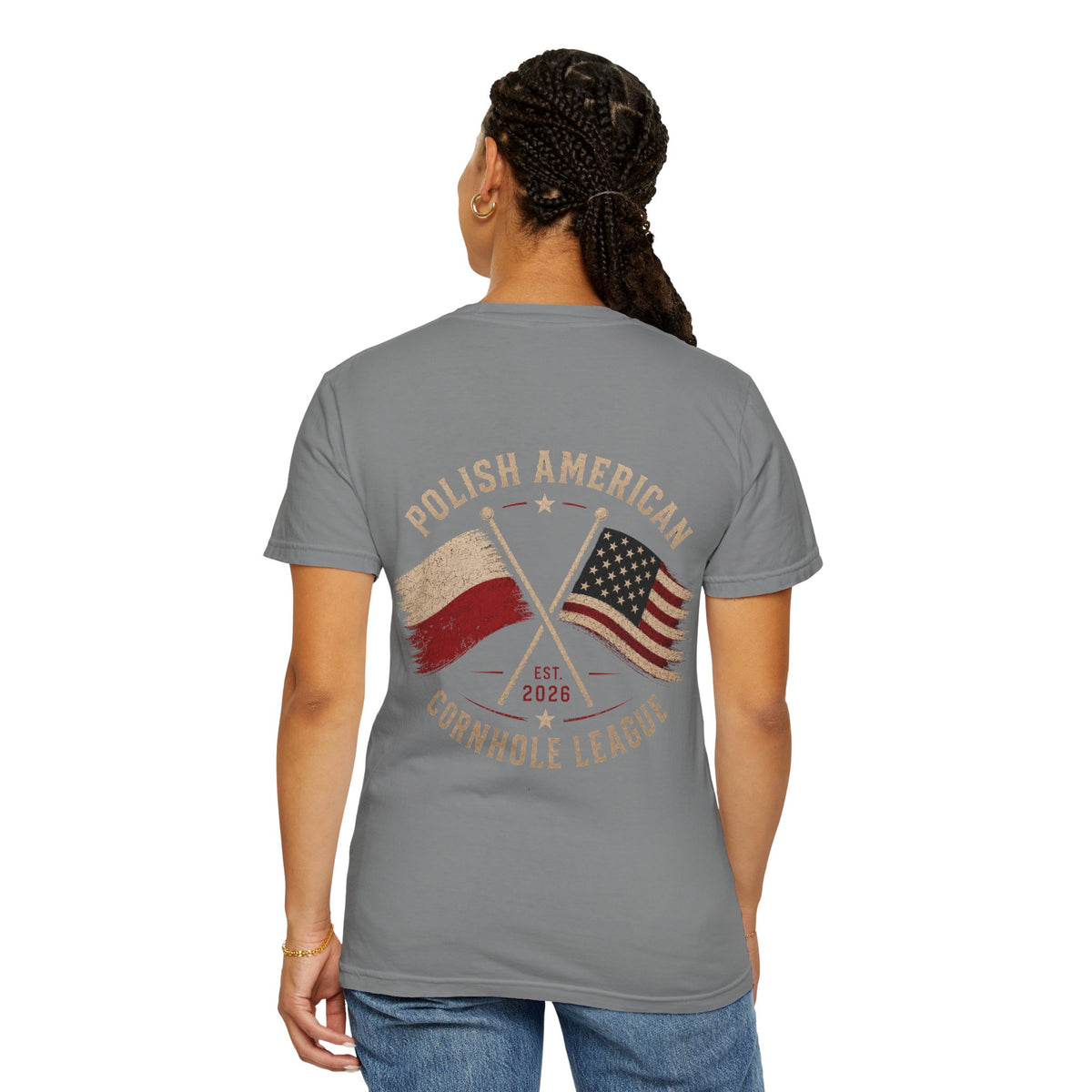 Polish American Cornhole League T-Shirt
