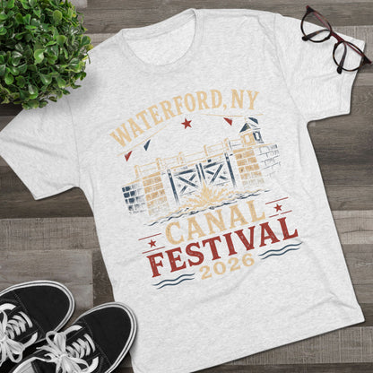 Canal Festival T‑Shirt — Waterford NY 2026 Vintage Canal Lock Tee