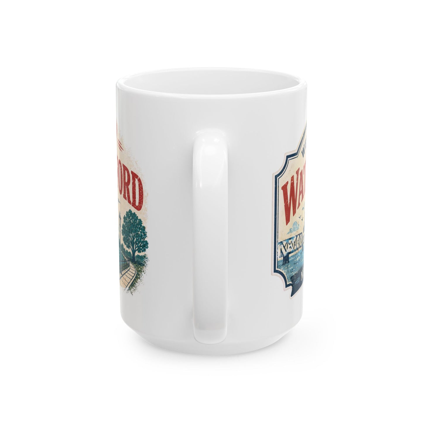 Ceramic Mug – "I love Waterford, NY" 11oz/15oz