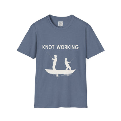 Knot Working Fishing T-Shirt - Punny Tee