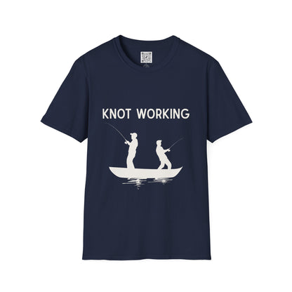 Knot Working Fishing T-Shirt - Punny Tee