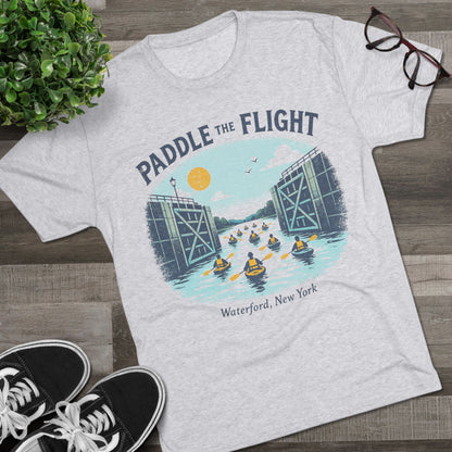 Paddle the Flight Kayak T-Shirt - Waterford New York Canal Paddle Crew Tee