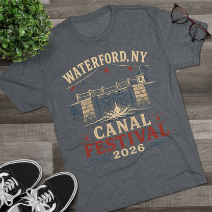 Canal Festival T‑Shirt — Waterford NY 2026 Vintage Canal Lock Tee