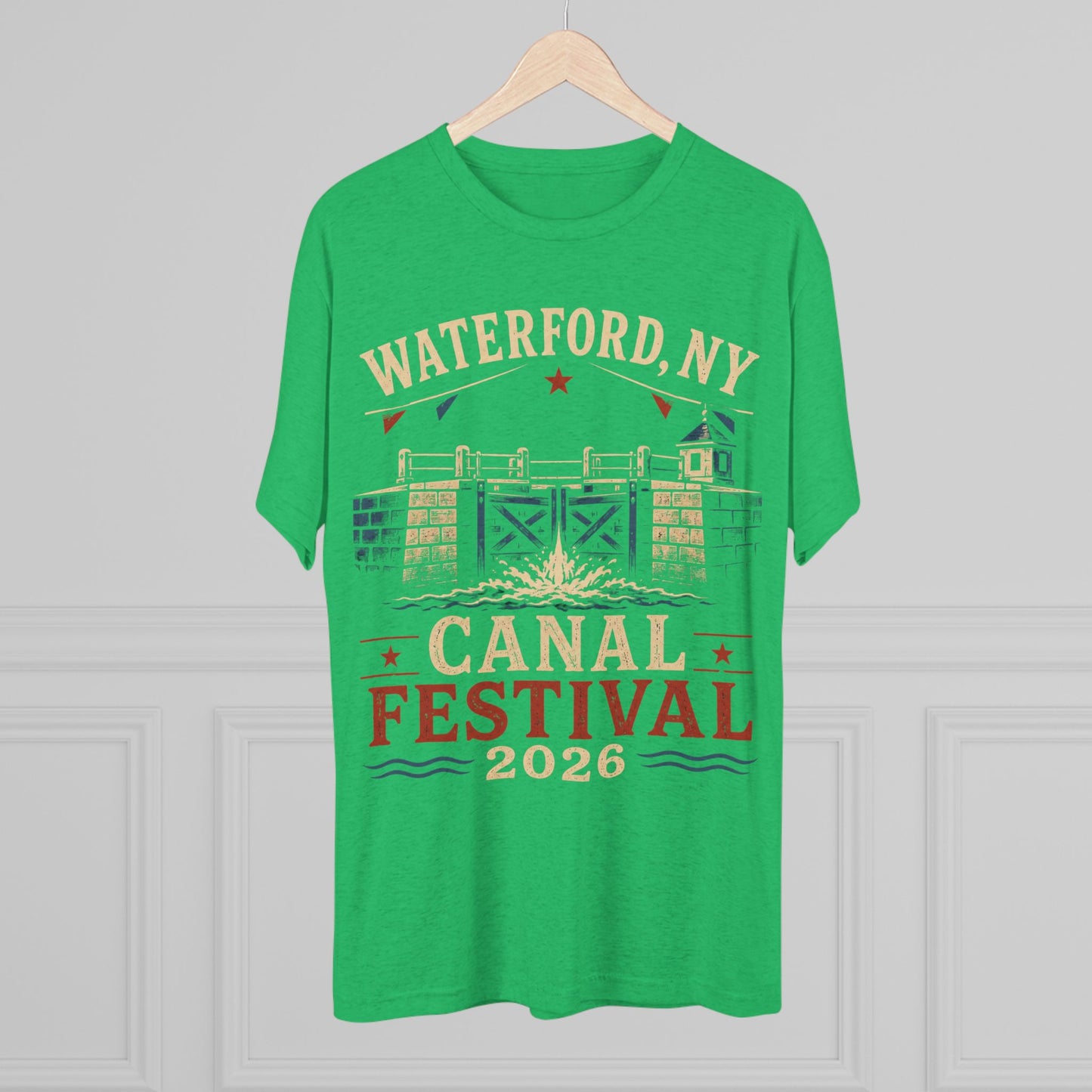 Canal Festival T‑Shirt — Waterford NY 2026 Vintage Canal Lock Tee