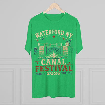 Canal Festival T‑Shirt — Waterford NY 2026 Vintage Canal Lock Tee
