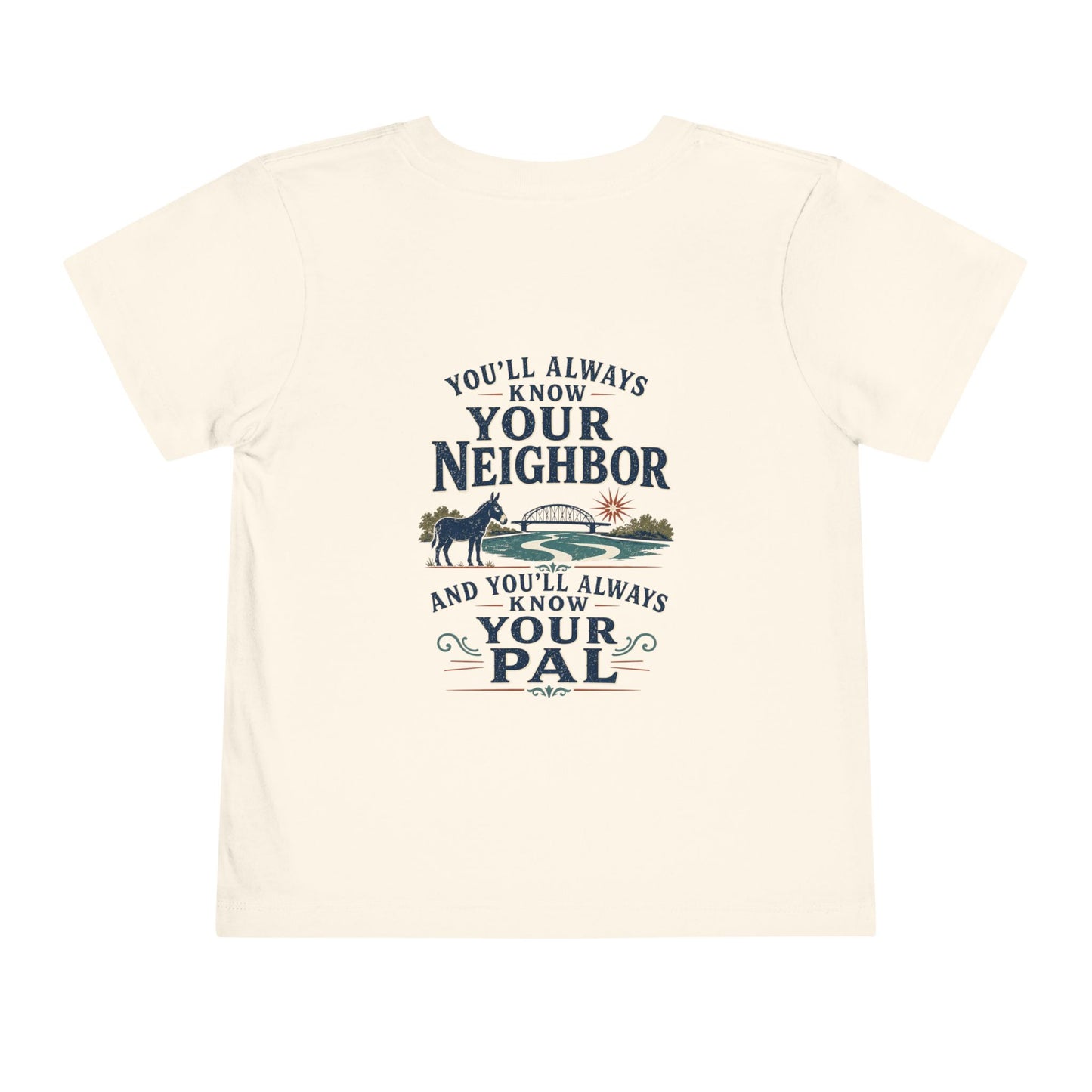 Toddler Graphic Tee — "Always Know Your Pal - I Love Waterford"