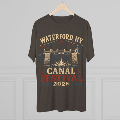 Canal Festival T‑Shirt — Waterford NY 2026 Vintage Canal Lock Tee