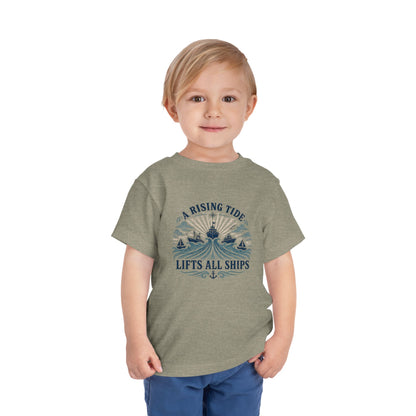 Toddler Graphic Tee — "A Rising Tide Lifts All Ships"