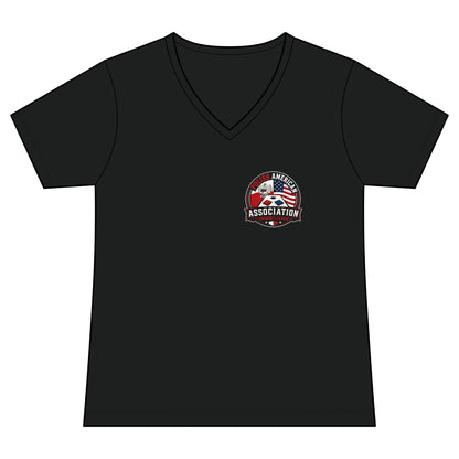 Polish American Cornhole League Women's V-Neck Tee