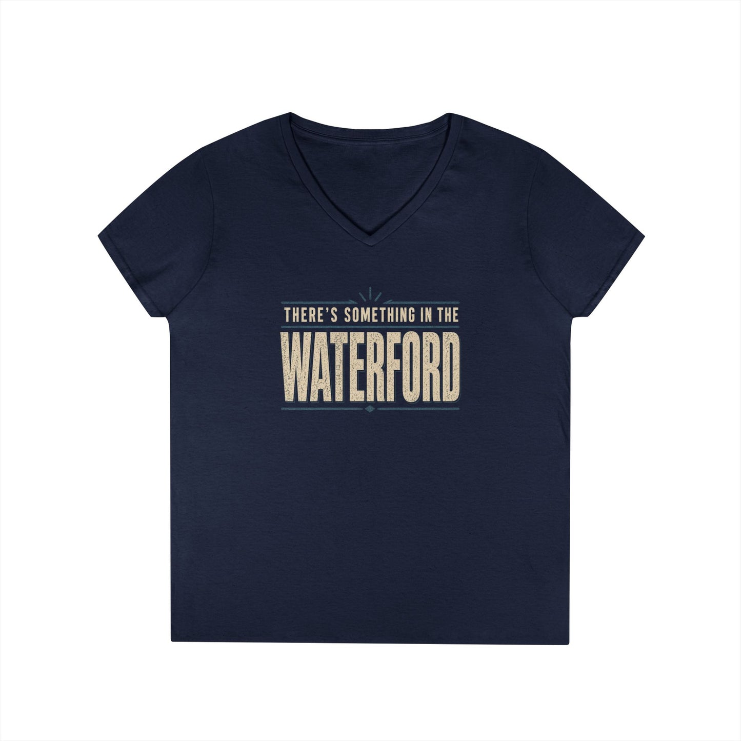 There's Something in the Waterford V-Neck T-Shirt — Women's Local Pride Tee