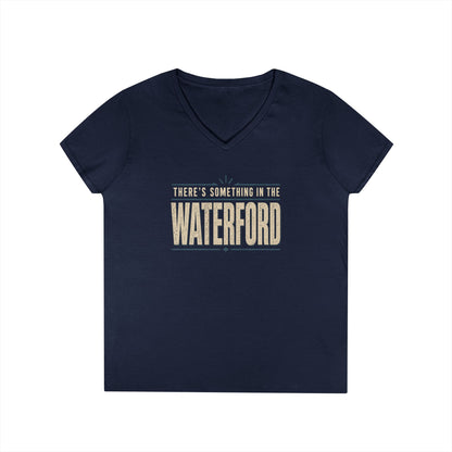 There's Something in the Waterford V-Neck T-Shirt — Women's Local Pride Tee