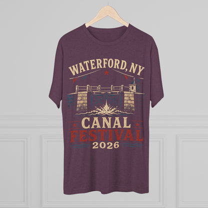 Canal Festival T‑Shirt — Waterford NY 2026 Vintage Canal Lock Tee