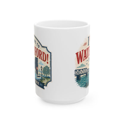 Ceramic Mug – "I love Waterford, NY" 11oz/15oz