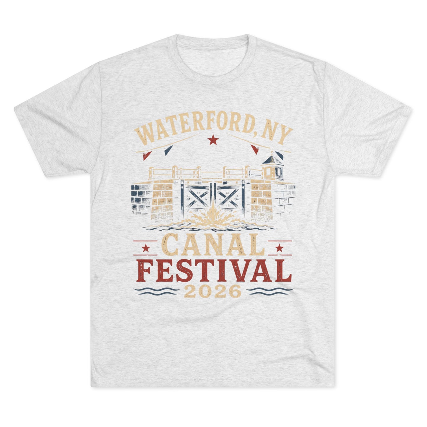 Canal Festival T‑Shirt — Waterford NY 2026 Vintage Canal Lock Tee