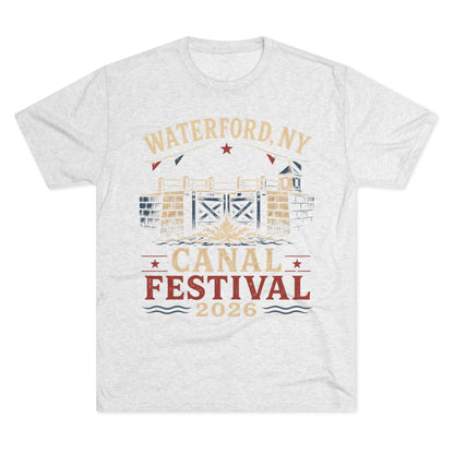 Canal Festival T‑Shirt — Waterford NY 2026 Vintage Canal Lock Tee