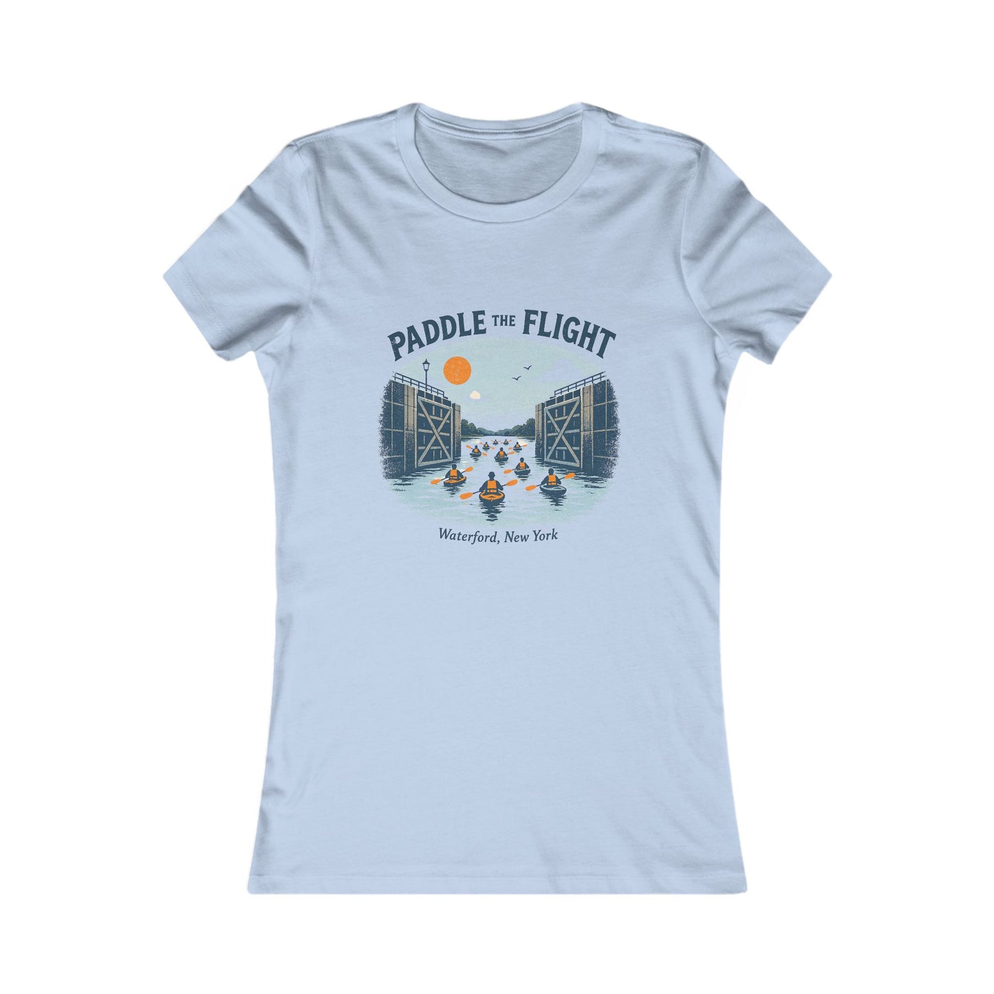 Paddle the Flight Women’s Tee -  Kayaking Graphic Shirt
