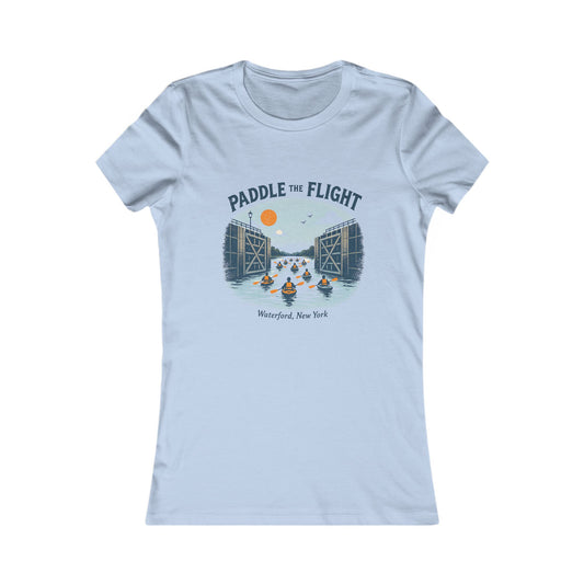 Paddle the Flight Women’s Tee -  Kayaking Graphic Shirt